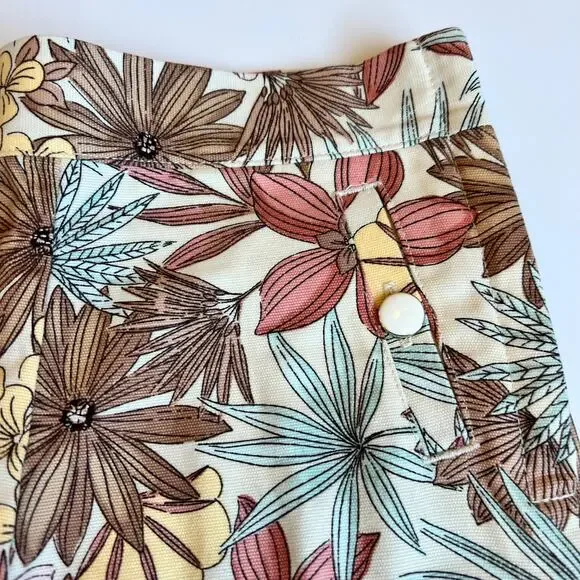 Janie and Jack Floral Canvas Shorts - Picture 4 of 8